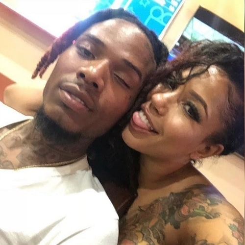 A picture of Fetty Wap and his ex-girlfriend Turquoise Miami.